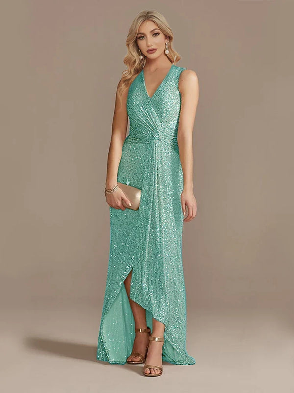 Katherine Sequin Evening Wedding Guest Dress