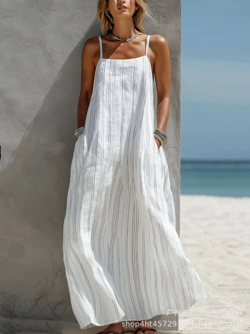 Leony Sleeveless Summer Beach Dress