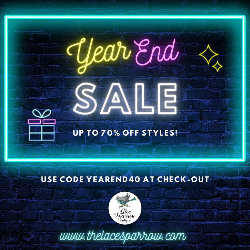 YEAR END BLOW OUT SALE!