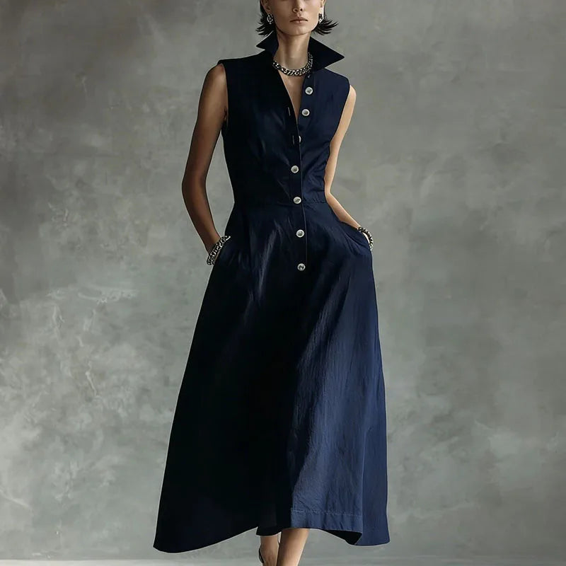 Tara Sophisticated Shirt Maxi Dress
