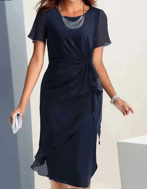 Blake Layered Midi Dress