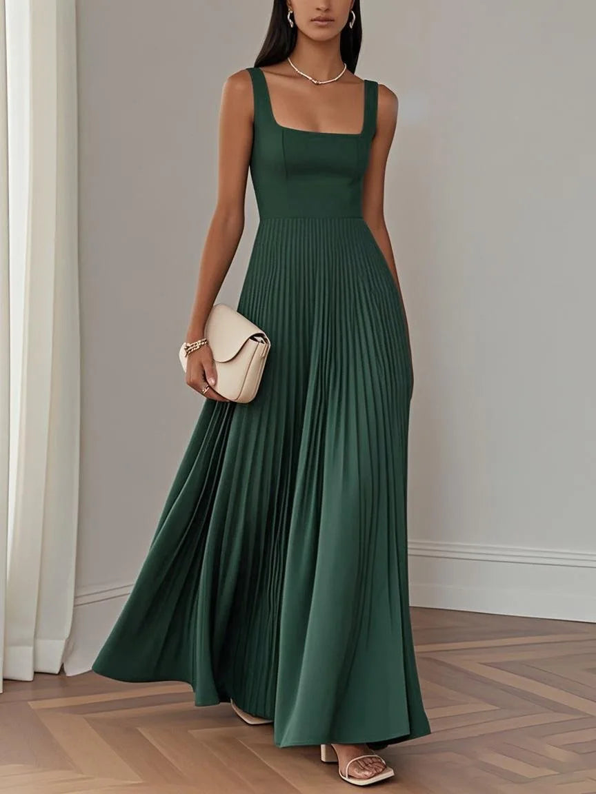 Celestine Pleated Wedding Guest Dress