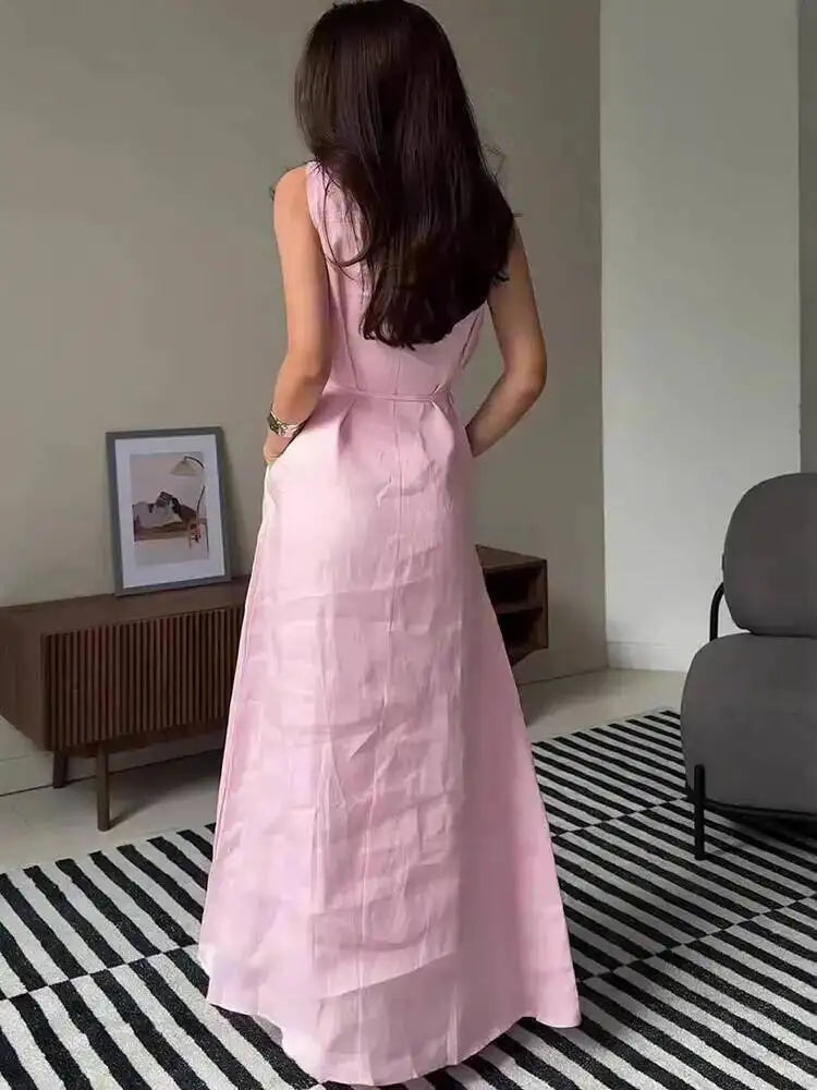 Winnie Waist Tie Maxi Dress