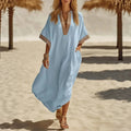 Manet Breathable Kaftan Maxi Dress