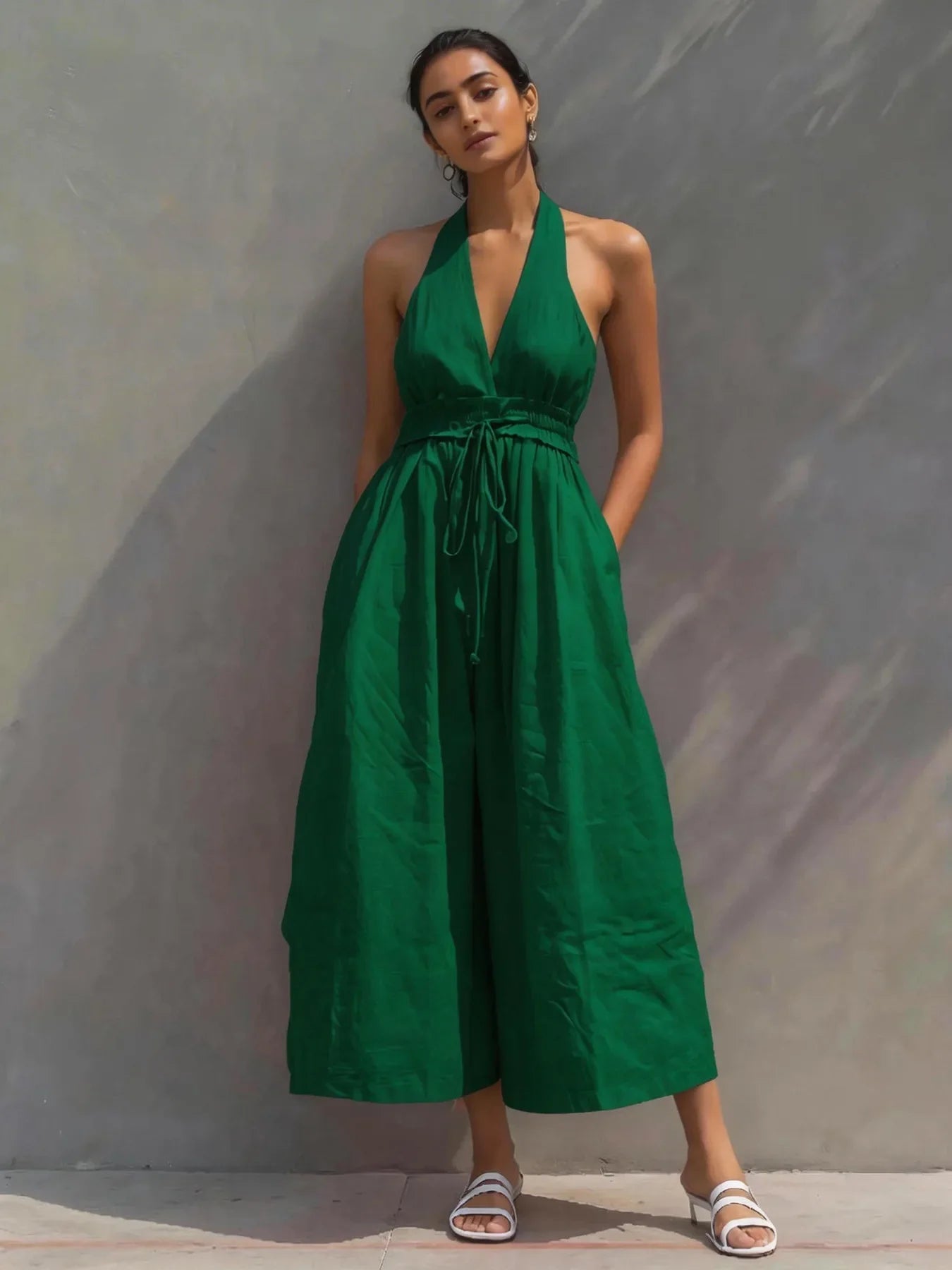 Jessica Halter Neck Jumpsuit