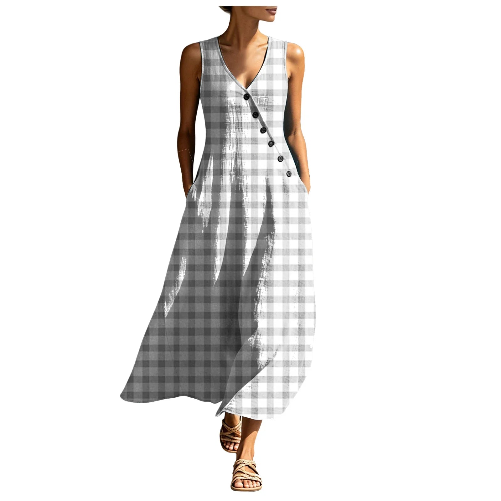 Maisie Sleeveless Beach Maxi Dress