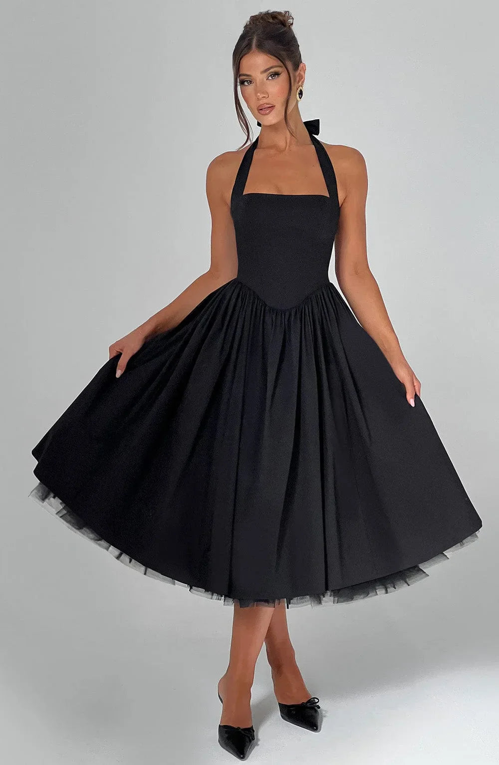 Melinda Halter A Line Baby Doll Dress