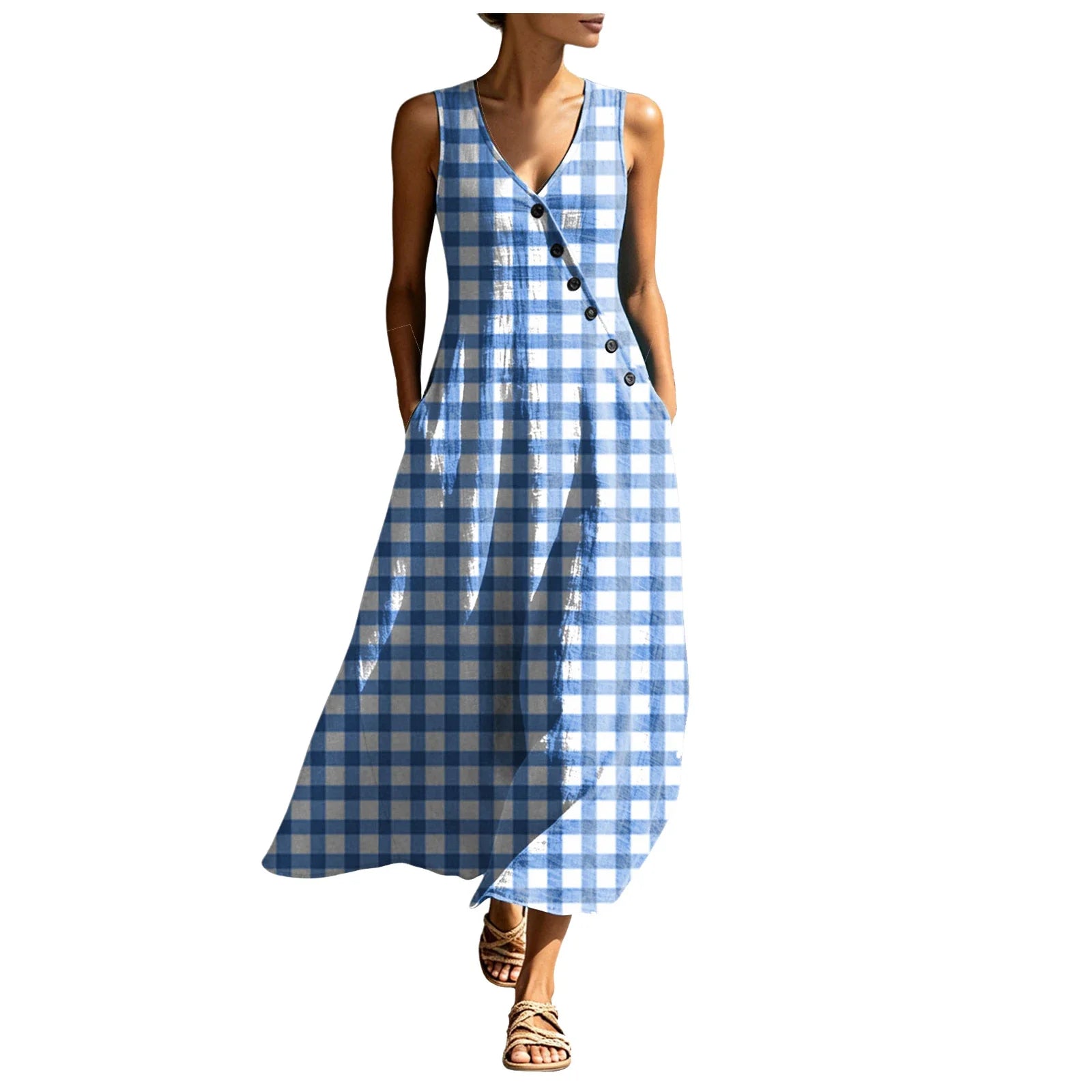 Maisie Sleeveless Beach Maxi Dress