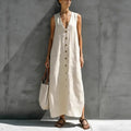 Reagan Linen Long Sundress