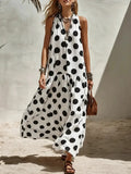Bianca Polka Dot Maxi Dress