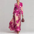 Celeste Floral Chiffon Maxi Dress