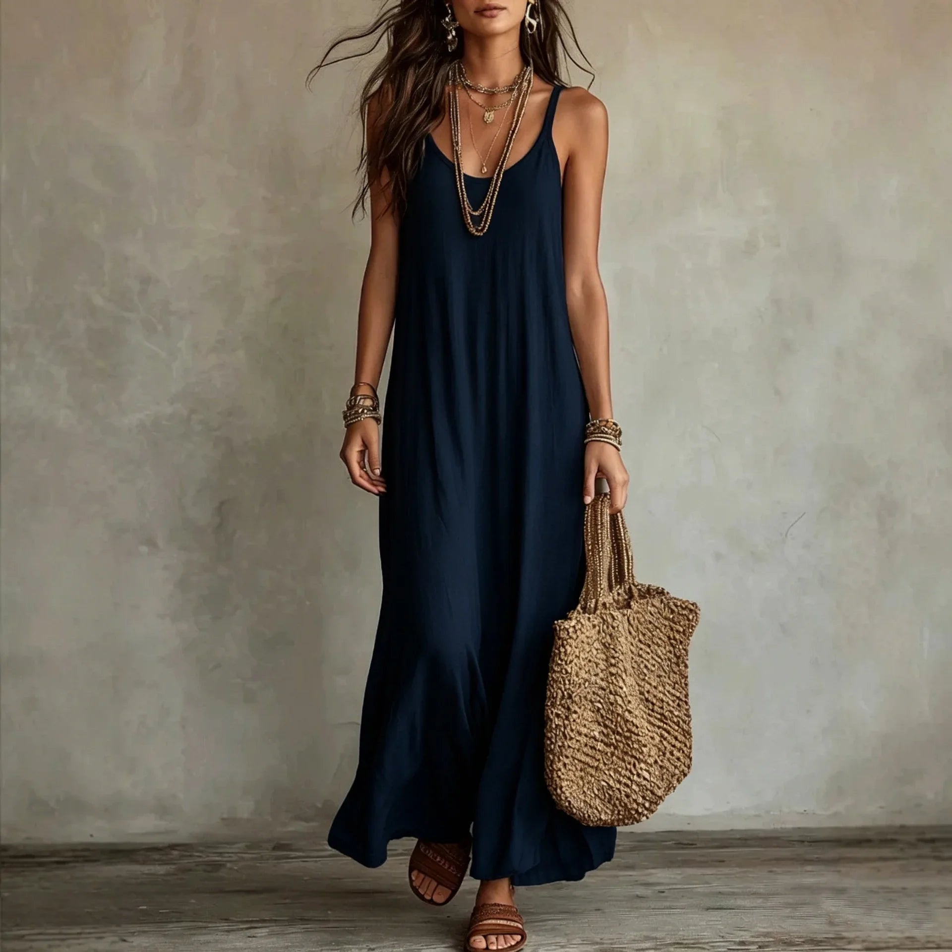 Rhea Relaxed Cami Maxi Dress