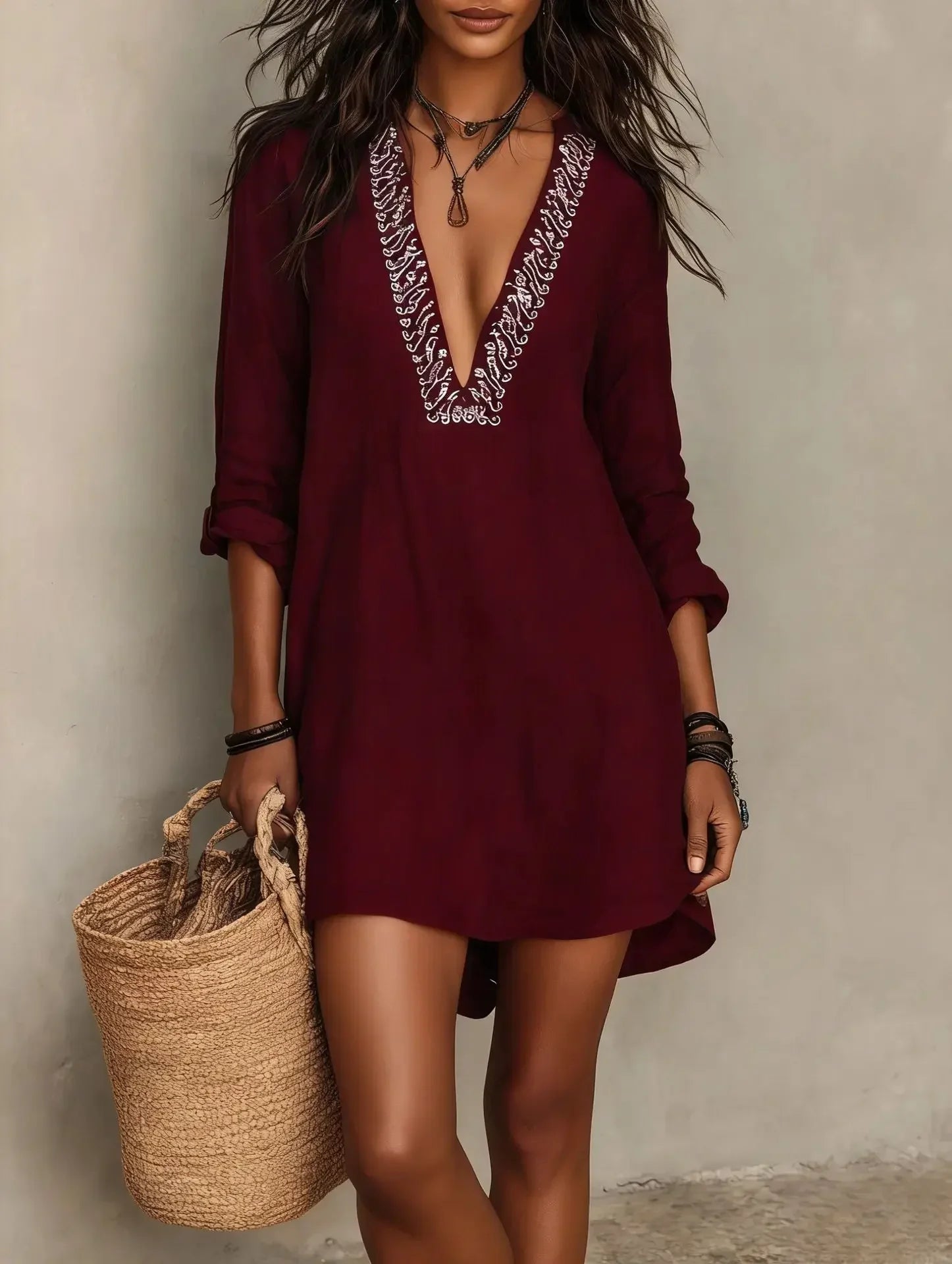 Madelyn Breathable Beach Mini Dress