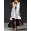 Maisie Layered Hem Maxi Dress