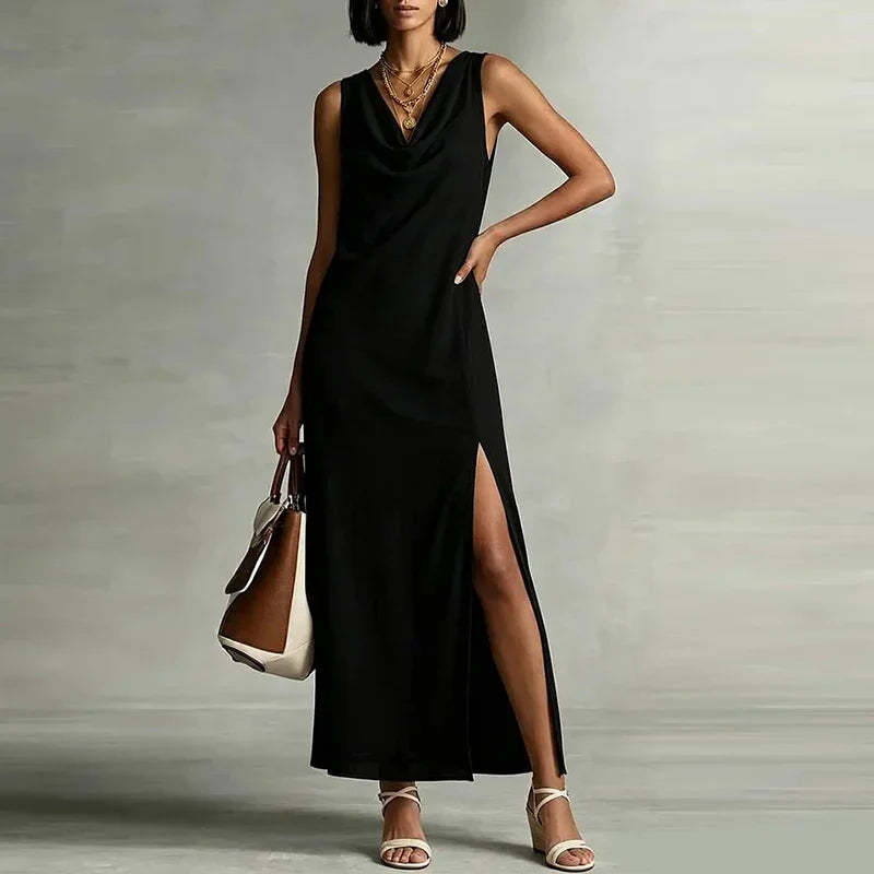 Naomi Side Slit Maxi Dress