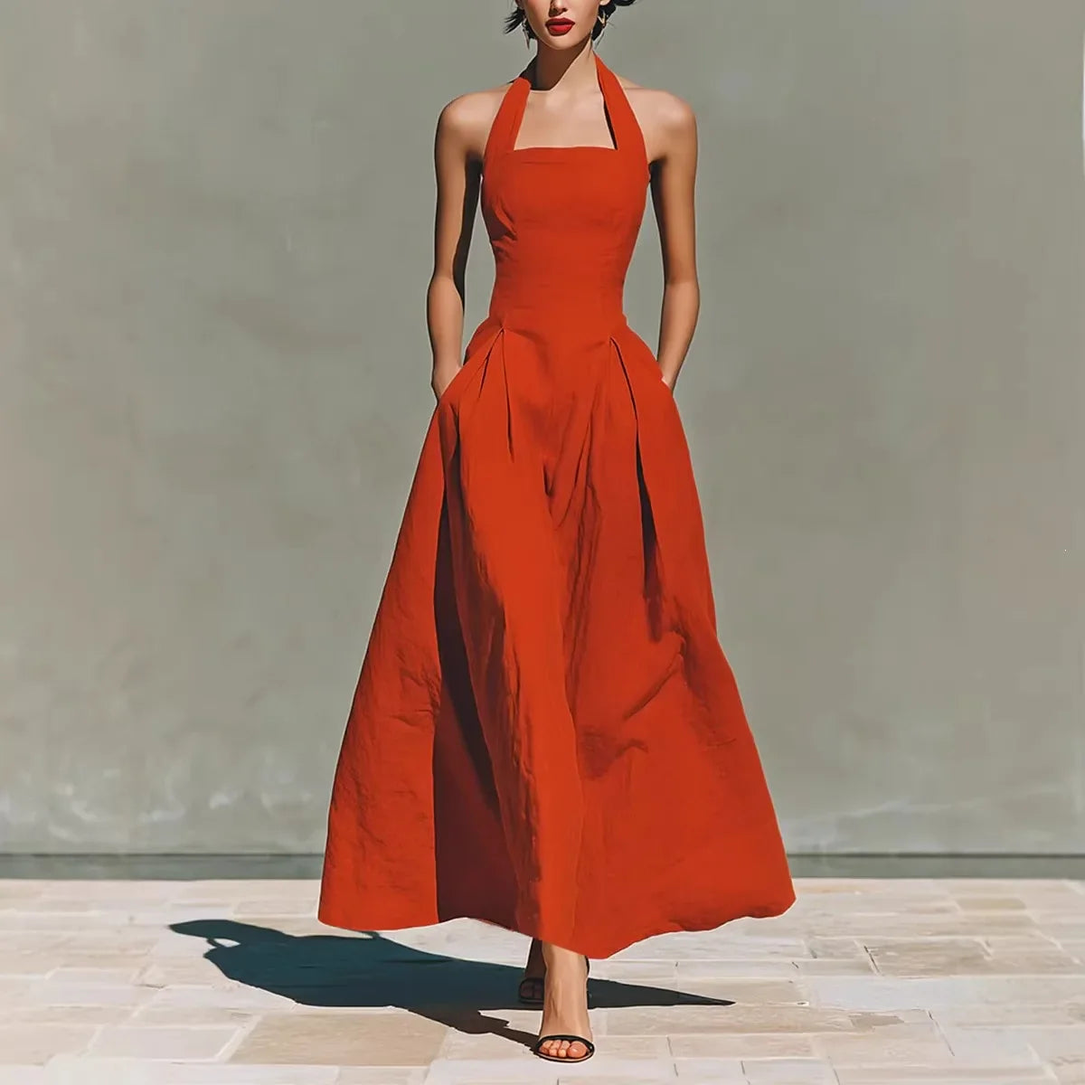 Monroe A Line Flowy Maxi Dress