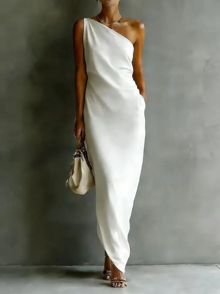 Cheyenne One Shoulder Maxi Dress