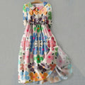 Haley Floral Midi Dress
