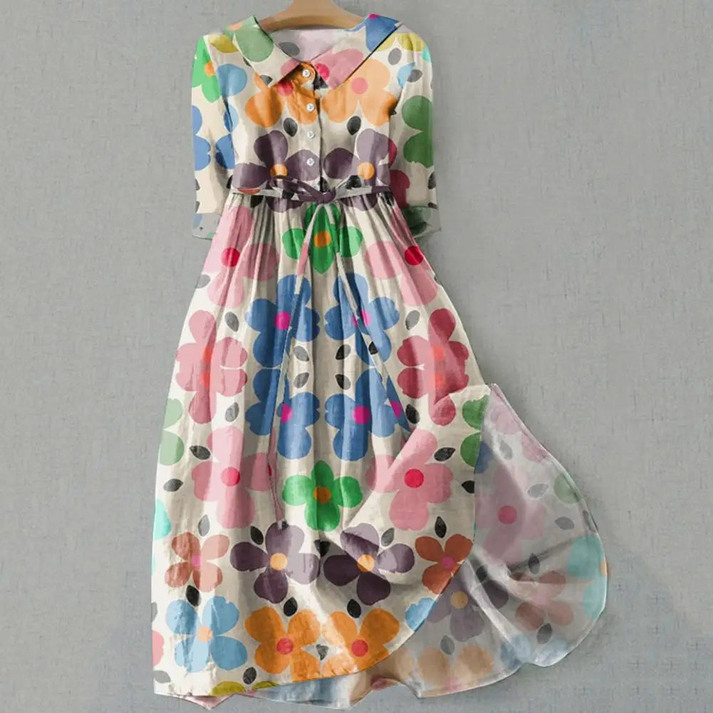 Haley Floral Midi Dress