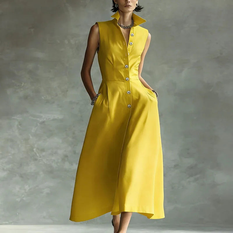 Tara Sophisticated Shirt Maxi Dress
