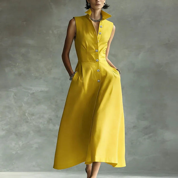 Tara Sophisticated Shirt Maxi Dress