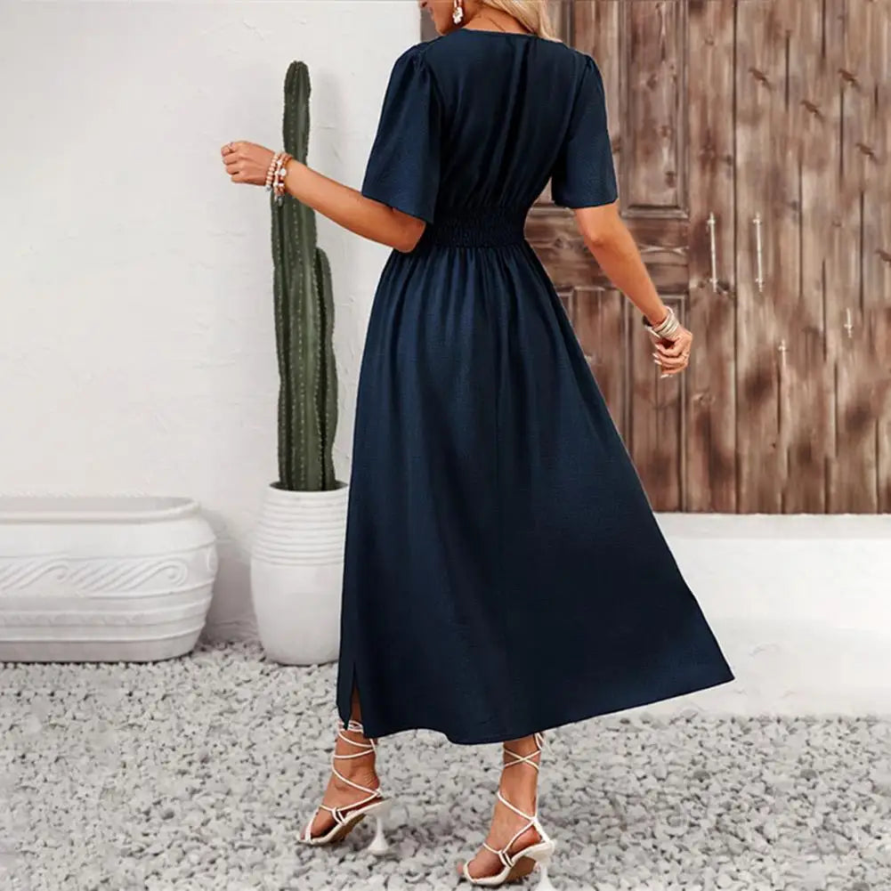 Adrianna Short Sleeve Midi Dress