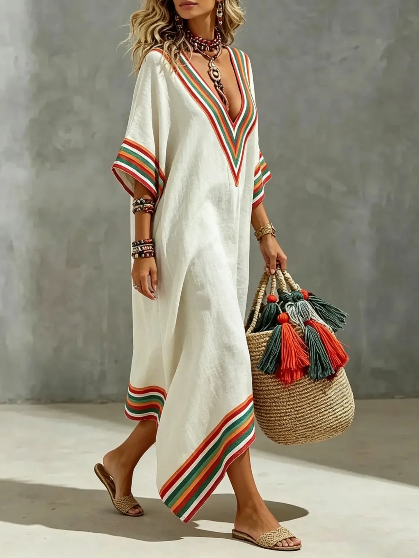 Joanna Boho Relaxed Maxi Dress
