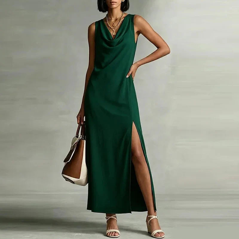 Naomi Side Slit Maxi Dress