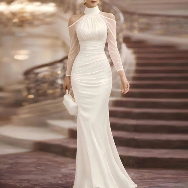 Natalie Off Shoulder Wedding Guest Dress