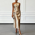 Gracia Satin Wedding Guest Dress