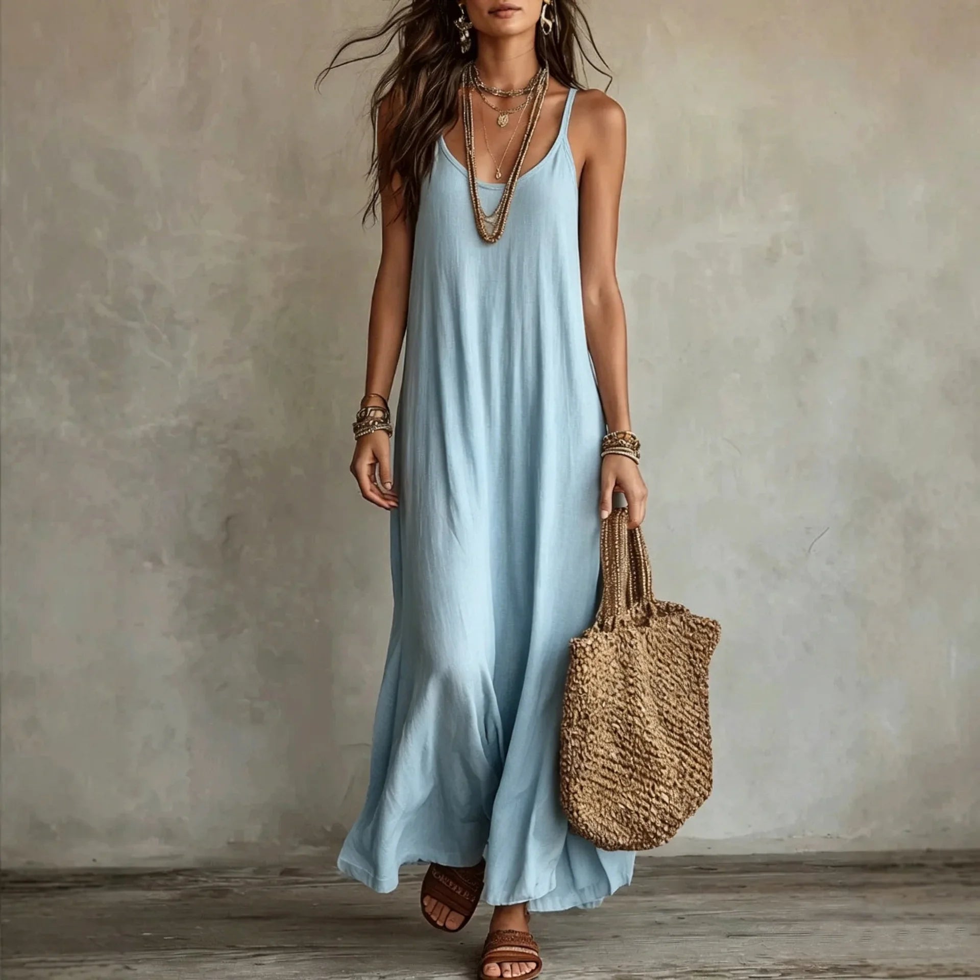 Rhea Relaxed Cami Maxi Dress