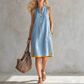 Willow A Line Linen Mini Dress