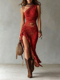 Lacey One Shoulder Maxi Dress