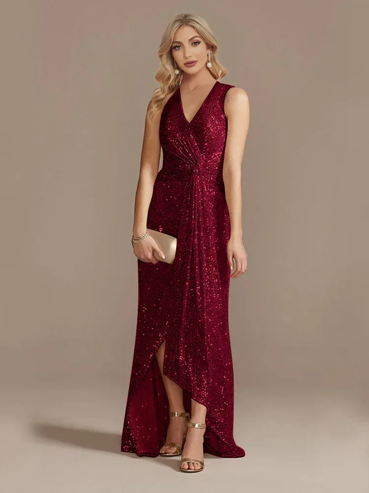 Katherine Sequin Evening Wedding Guest Dress