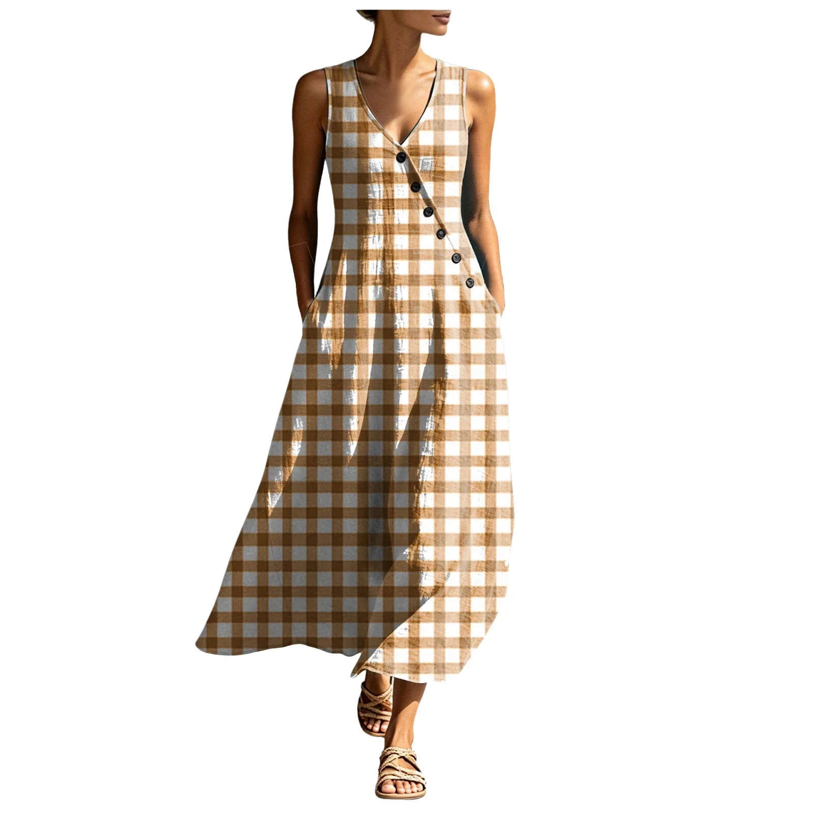 Maisie Sleeveless Beach Maxi Dress