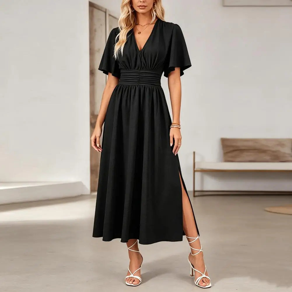 Adrianna Short Sleeve Midi Dress