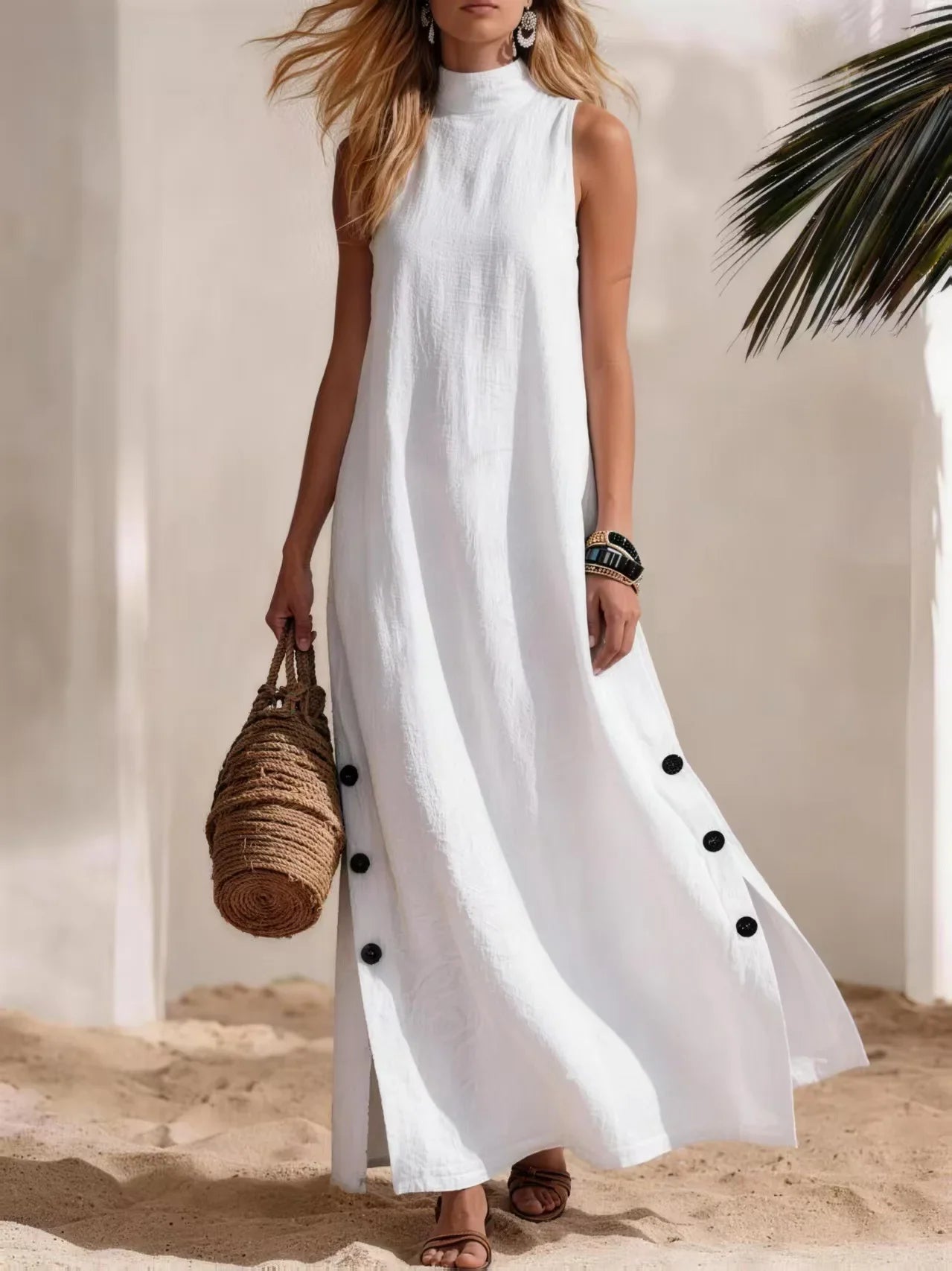 Haylee Flowing Beach Maxi Dress