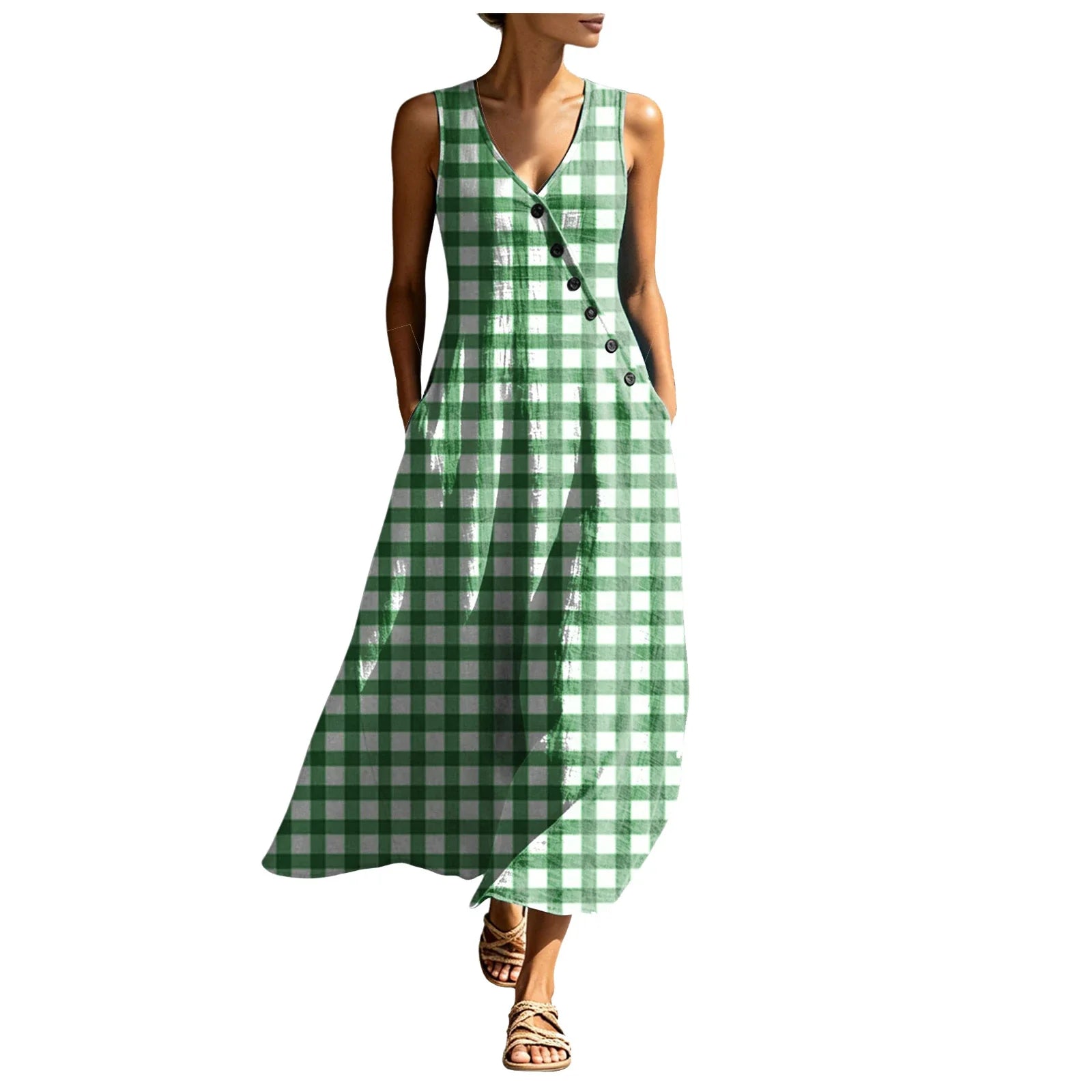 Maisie Sleeveless Beach Maxi Dress