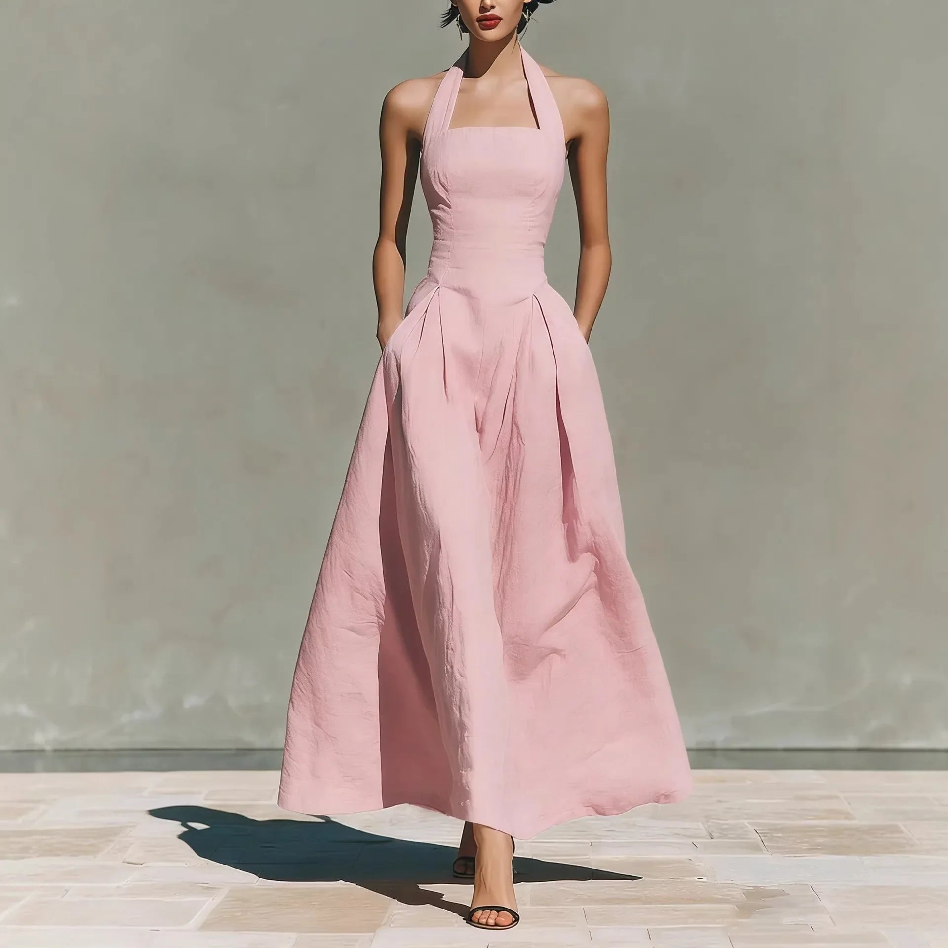Monroe A Line Flowy Maxi Dress
