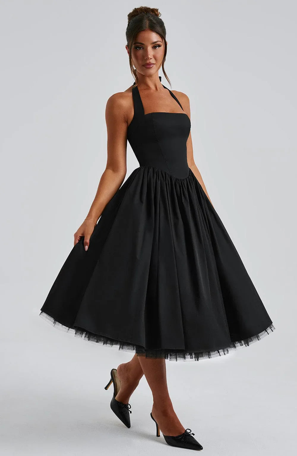 Melinda Halter A Line Baby Doll Dress
