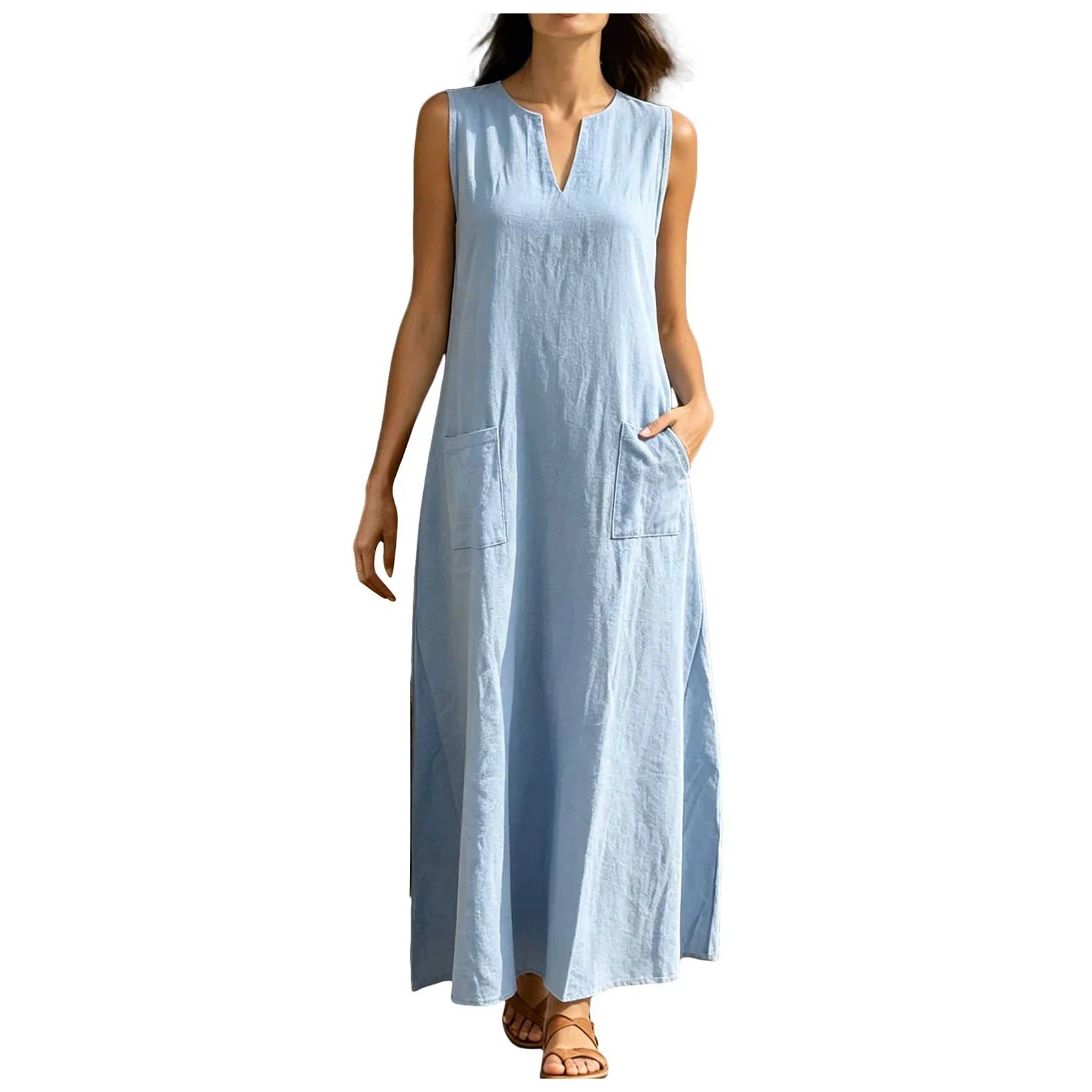 Emma Sleeveless Pocket Sundress