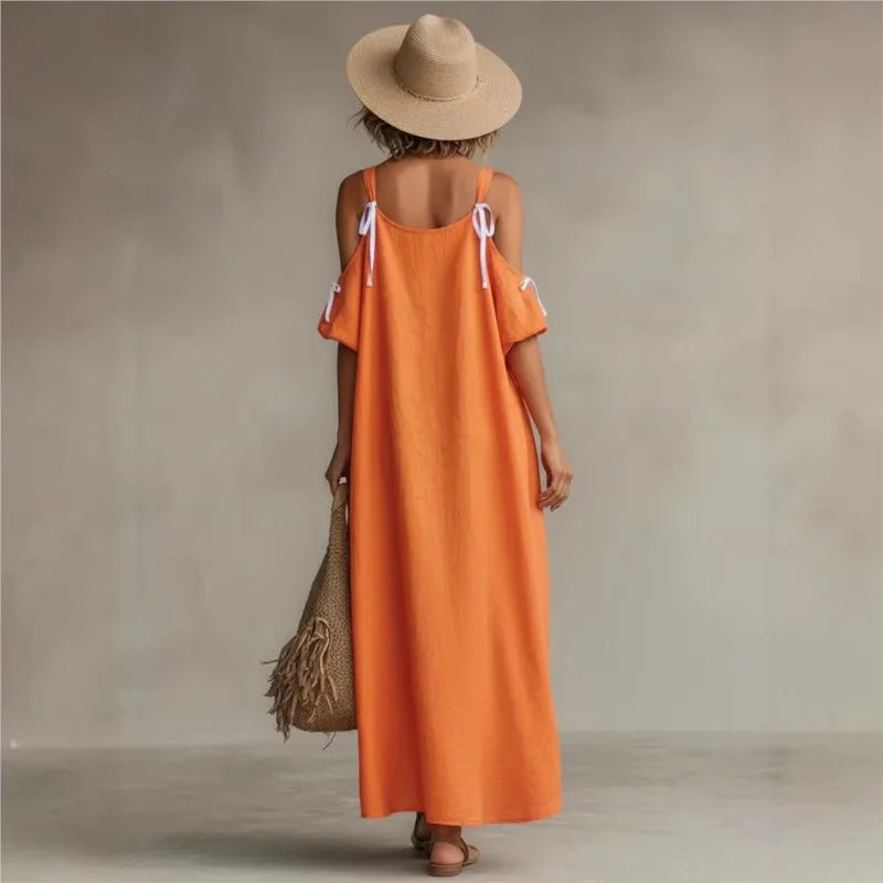 Kaia Relaxed Slip Maxi Dress