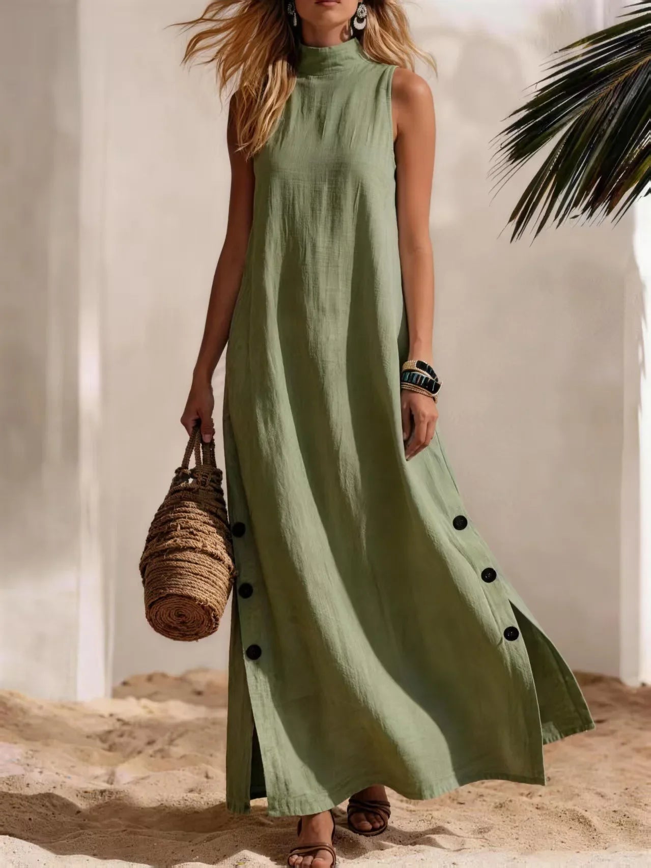 Haylee Flowing Beach Maxi Dress