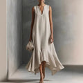 Andrea V Neck Flowy Sundress