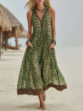 Dakota Flowy Leopard Maxi Dress