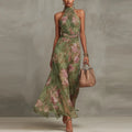 Natalie Floral Maxi Wedding Guest Dress