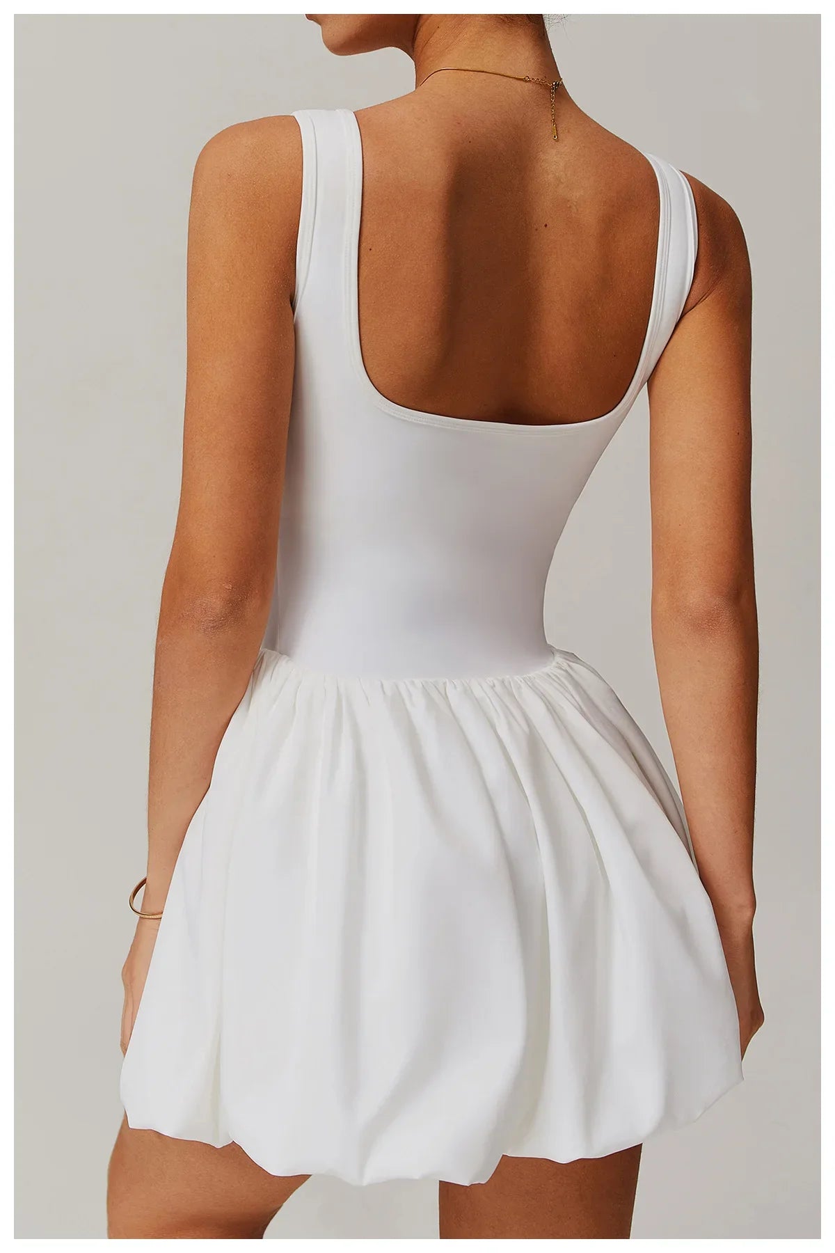 Kayla Flattering Bubble Tennis Dress