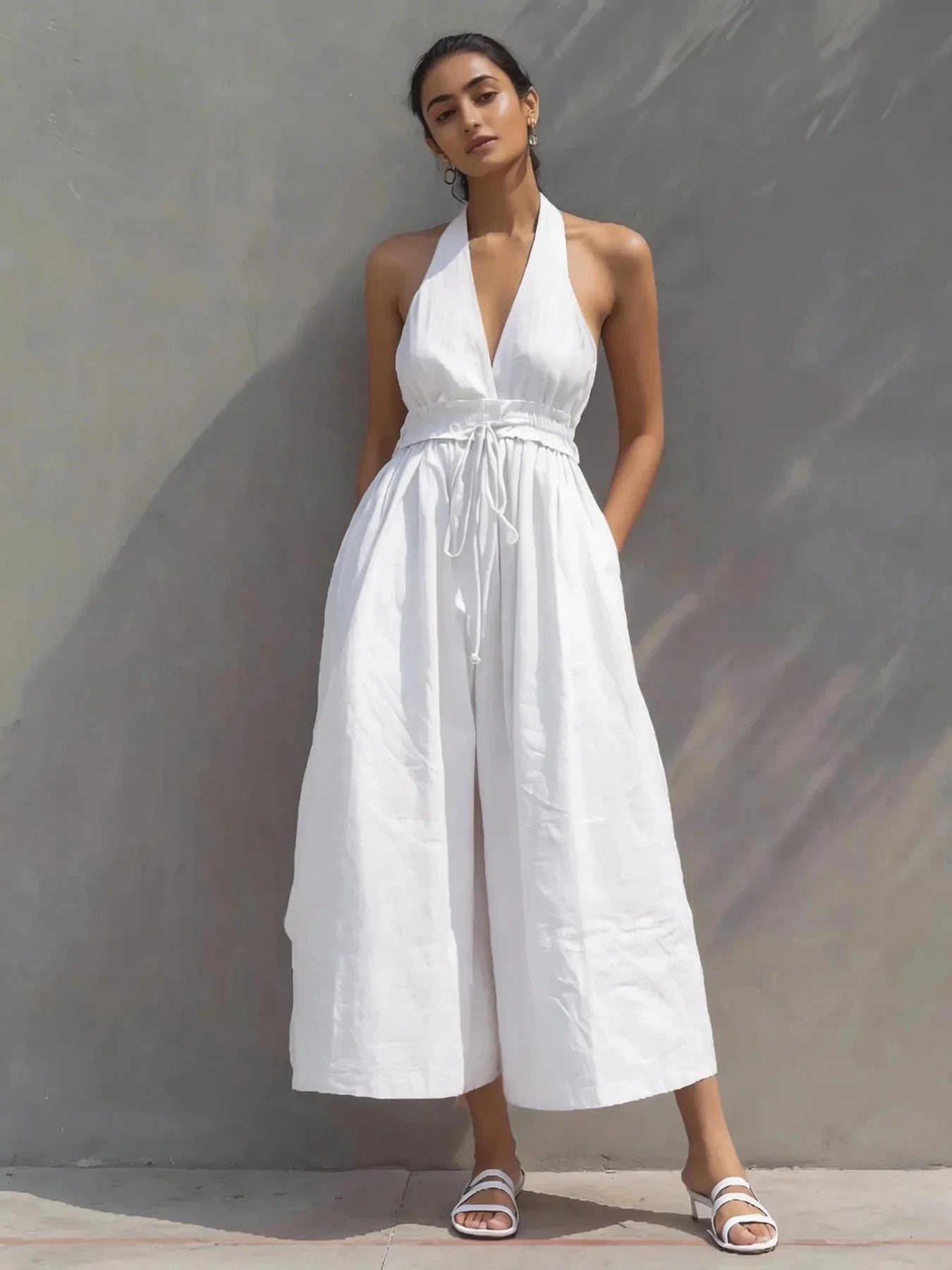 Jessica Halter Neck Jumpsuit