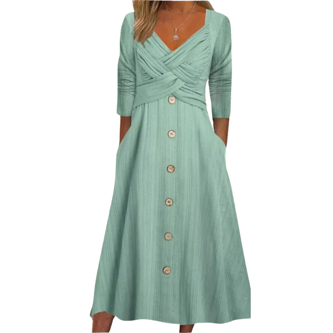 Stella Elegant Tummy Coverage Midi Dress