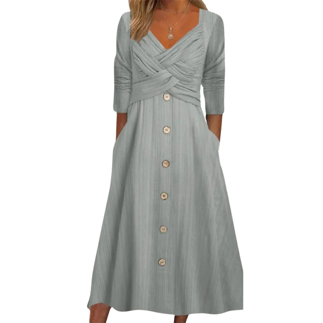 Stella Elegant Tummy Coverage Midi Dress